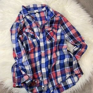 Torrid - Plaid Long Sleeve Button Down Shirt